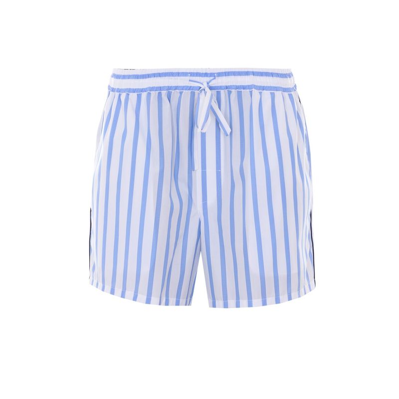 Dolce&Gabbana Men Logo Striped Shorts